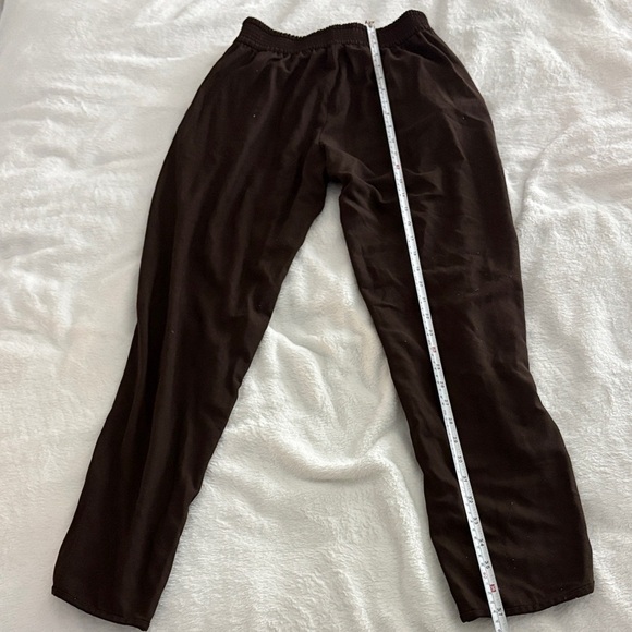 Zara Dark Brown Stretch Waist Pants - Picture 3 of 3
